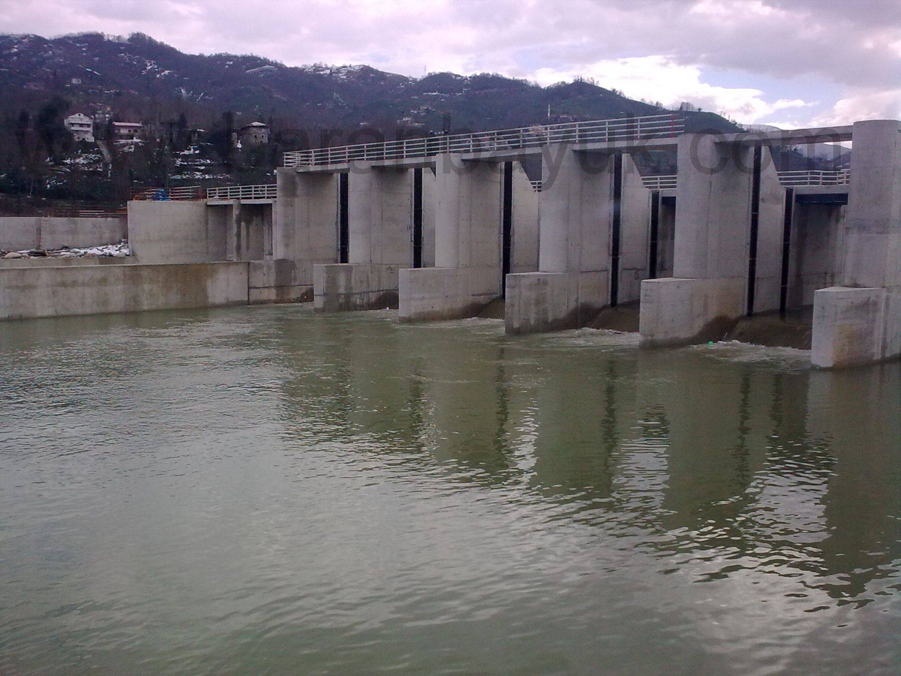 İncirli HES — 26 MW inşaat sahası — Kalkandere, Rize