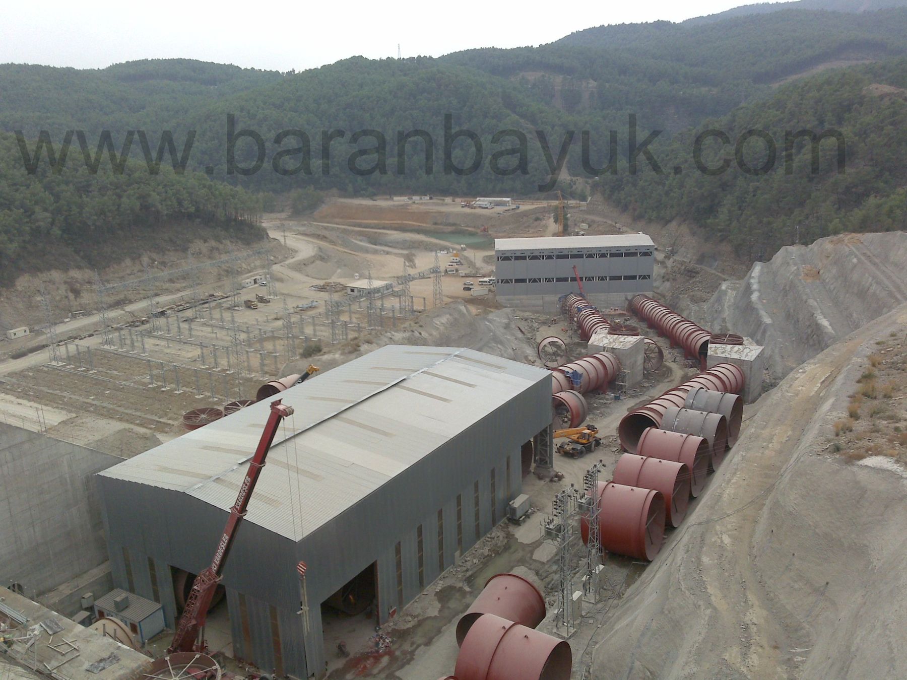 Sanibey Barajı — 317 MW inşaat sahası — İmamoğlu, Adana